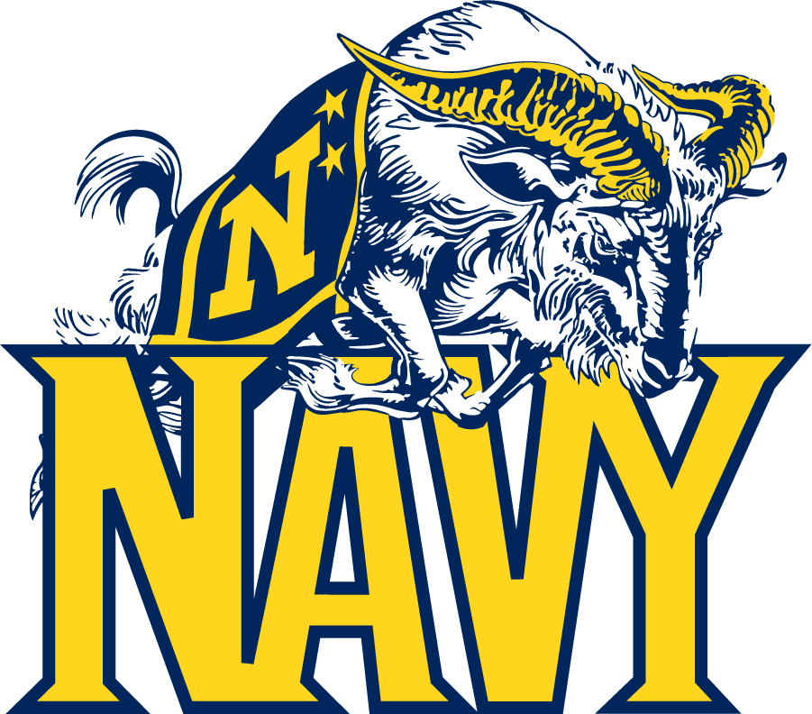Navy Midshipmen 1996-2009 Alternate Logo iron on transfers for clothing